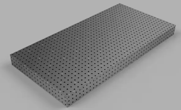 KIT Table de soudure (1000x1000, 50, 6mm, Acier S355)